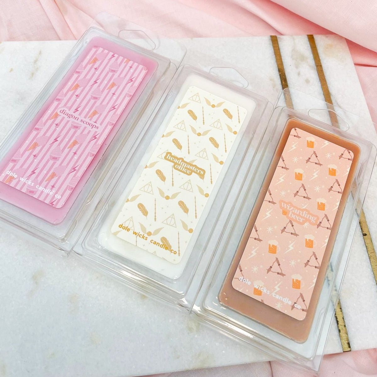 Harry Potter Wax Melt Bar Bundle Dole Wicks Candle Company