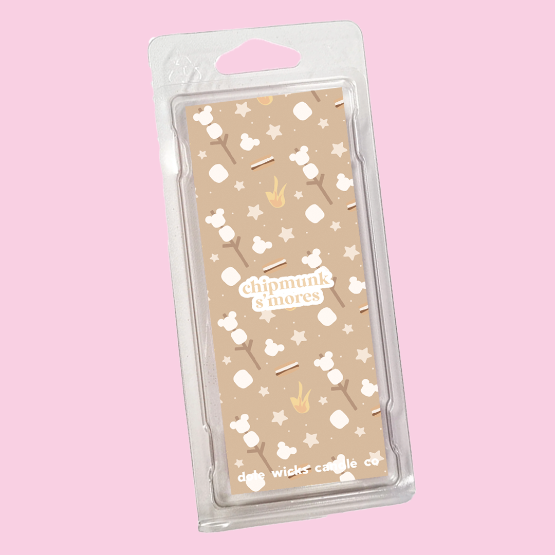 Chipmunk S'mores Wax Melt Bar Dole Wicks Candle Company