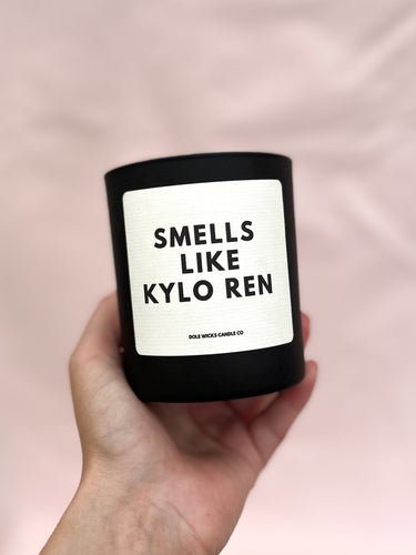 Smells like Kylo Ren Luxury Candle