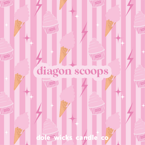 Diagon Scoops Candle