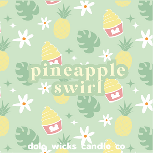 Pineapple Swirl Candle