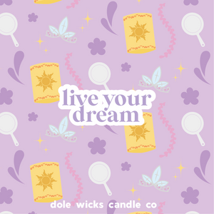 Live Your Dream Candle