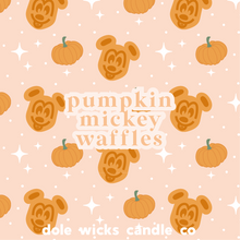 Pumpkin Mickey Waffles Candle