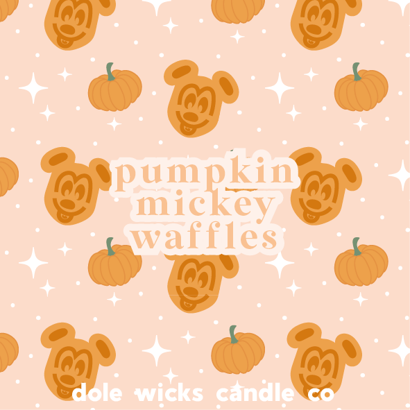 Pumpkin Mickey Waffles Candle – Dole Wicks Candle Company