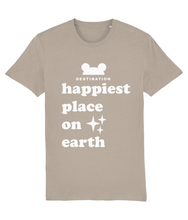 Nude Destination Happiest Place On Earth Travel Day T-Shirt Unisex