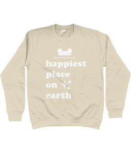 Nude Destination Happiest Place On Earth Travel Day T-Shirt Unisex
